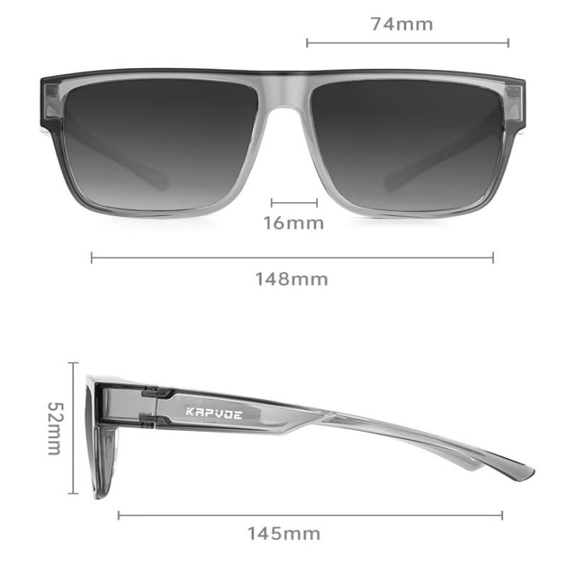 KAPVOE Sunglasses Polarized Sunglasses Over Glasses UV400 Protection Driving Sunglasses,