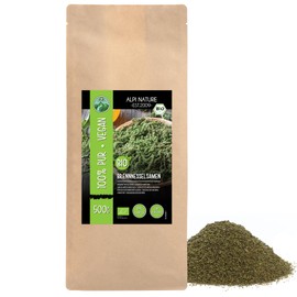 Alpi Nature ORGANIC nettle seeds (500g), organic nettle seeds, organic nettle seeds from wild collection, whole nettle seeds, 100% gently dried, nettle seeds natural