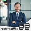 HDGSAFD 3 Pieces Pocket Square Holder, Pocket Square, Men's Pocket
