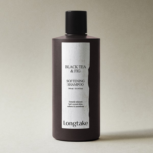 Longtake Shampoo 300mL [SANDALWOOD / BLACK TEA & FIG] - #BLACK TEA & FIG Softening