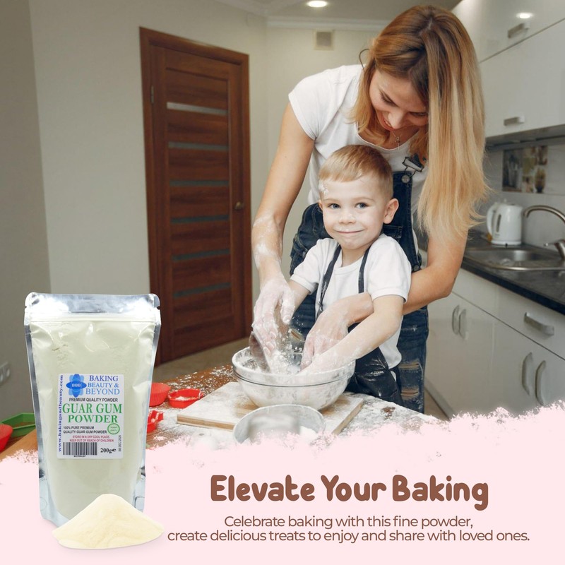 Baking Beauty and Beyond Premium Quality Guar Gum Powder -