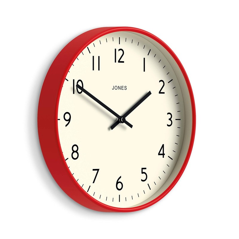 JONES CLOCKS® Studio Wall Clock | Modern Round Clock |