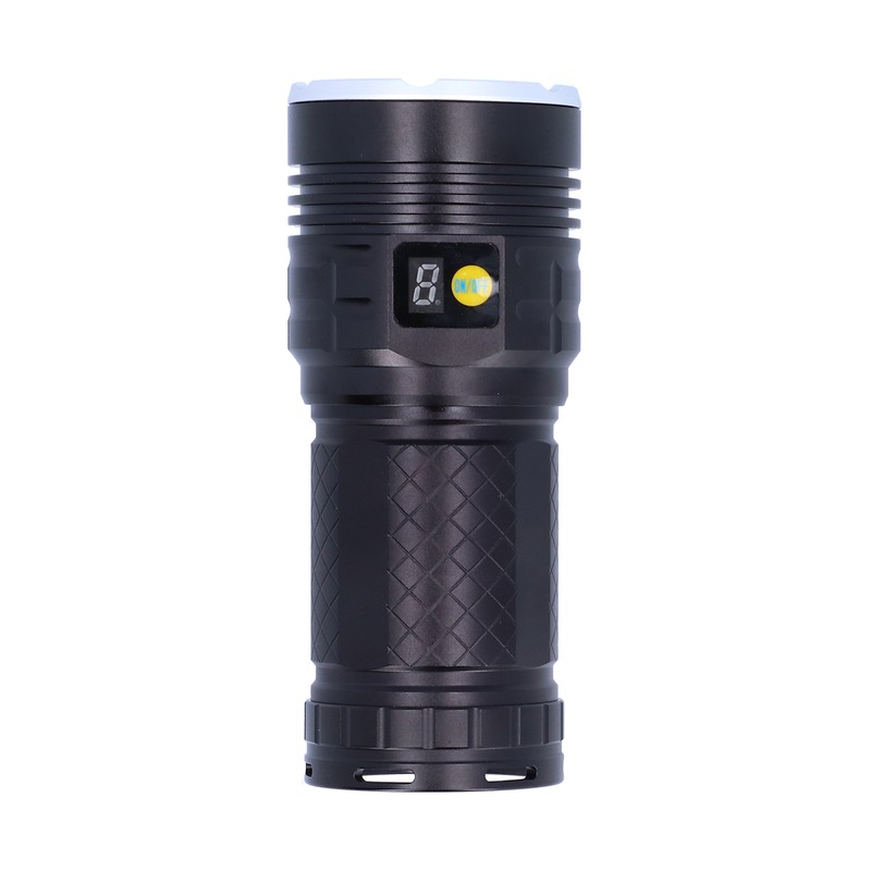 LED Flashlight XMT6 LED 15000lm USB Rechargeable IP65 Waterproof Outdoor