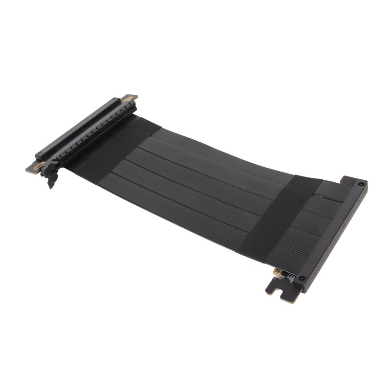 PCIE 4.0 X16 Riser Cable High Speed Flexible Double Sided