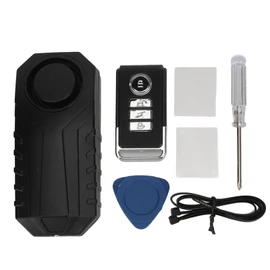 113dB Bike Alarm Wireless Anti Theft Vibration Motion Sensor Vehicle Security Alarm IP65 Waterproof with Remote for Bicycle Motorcycle