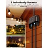 EIGHTREE Outdoor Smart Plug Waterproof IP44, Smart Outlet Plug with