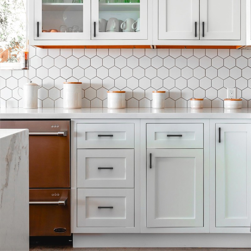 KNOKLOCK 10 Pack Matte Black Cabinet Pulls 3.75 Inch(96mm) Hole