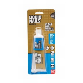 Liquid Nails LN-207 6 Pack 2.5 oz. Small Projects Silicone Adhesive, Clear