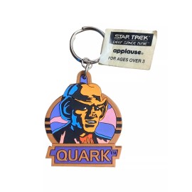 1994 Quark Star Trek Deep Space Nine TV Series Keychain by Applause NWT