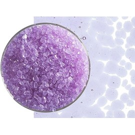 Neo-Lavender Transparent Glass Frit Coarse Bullseye COE 90 Fusible- 4 Ounces