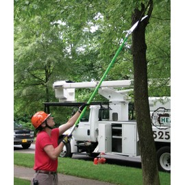 Jameson LS-Series Hollow Core Landscaping Tree Trimming Kit | 16” Barracuda Saw Blade | 18-Foot Reach | Fiberglass Poles with Leaf Spring Locking Buttons | Tree Pruning & Trimming Tool