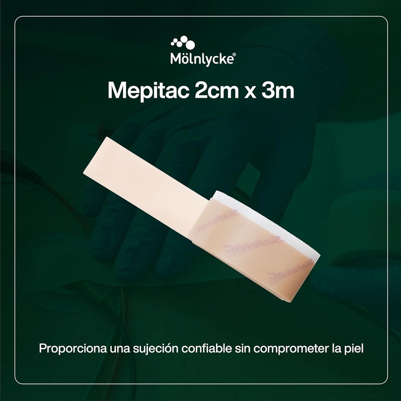 Mepitac 2 cm x 3 m Cinta De Silicona Para