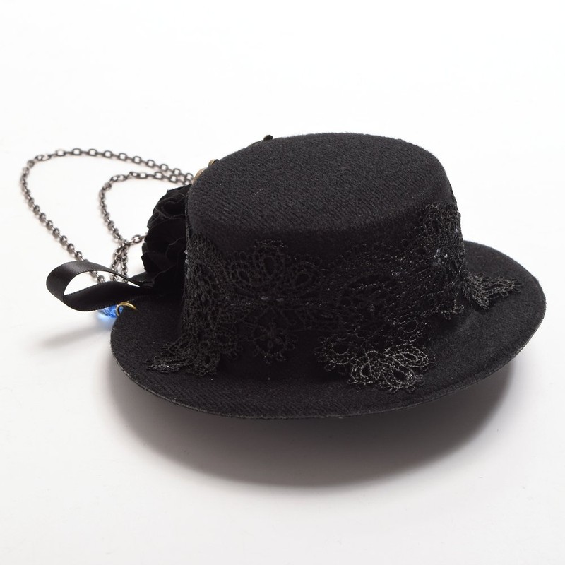 Blessume Women’s Steampunk Gear Mini Hat, Gothic Top Hat Hair