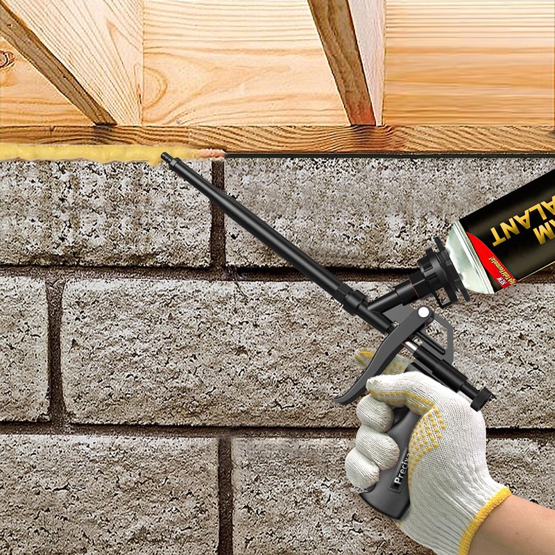Foam Gun, Preciva Professional Foaming Gun Heavy Duty PU Expanding