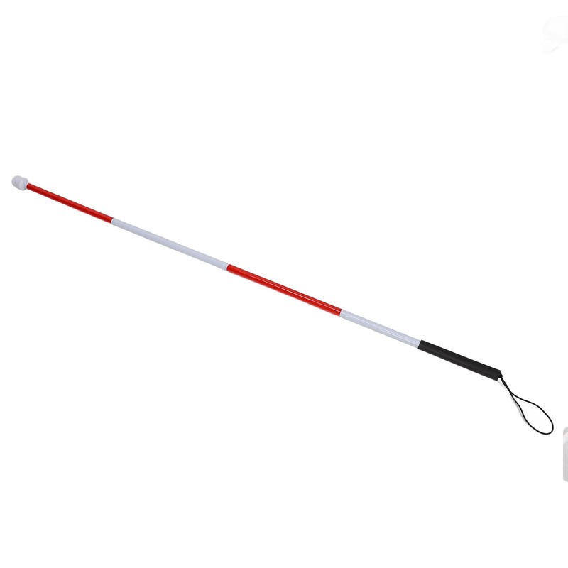 Blind Guide Cane Aluminum Alloy Portable Folding Walking Stick for