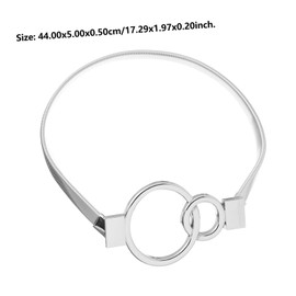 ULTECHNOVO Curtain Tiebacks Simple Design for White Curtains No Drill Holdbacks Metal Buckle