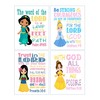 Princess Christian Nursery Decor Set of 4 Prints - Jasmine,