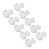 30pcs Hearing Amplifiers Eartips Soft Silicone White Accessories Replacement Earbud