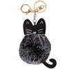 BUZZxSELECTION Women's Cat Cat Animal Key Ring Charm Keychain AC121