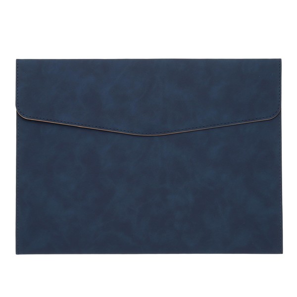 PATIKIL PU Leather A4 File Folder, Document Holder Filing Organizer