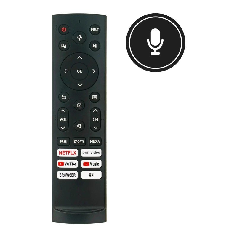 For Hisense ERF3H90H Voice Replaced Remote Control for Hisense Smart