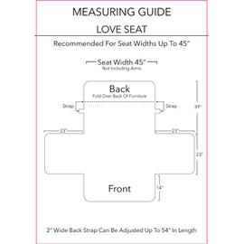 Elegant Comfort Luxury Bloomingdale Pattern Reversible 2-Tones Quilted Furniture Protector/Slipcover with Smart Pockets and Elastic Straps, Great for Pets and Kids