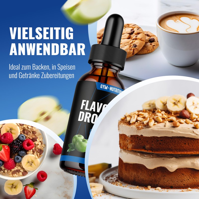 Flavour Drops 50 ml with Green Apple Flavour