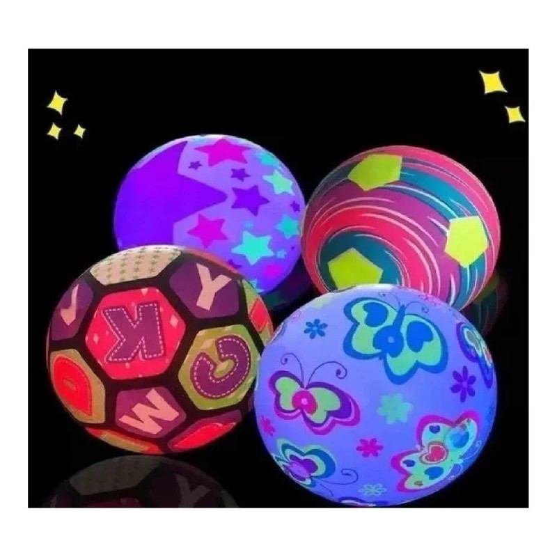 KFMX Pelota Balon Luz Led Luminosa Light Ball Niños