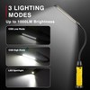 Napatyre Rechargeable LED Work Light with Flexible Gooseneck, Up to
