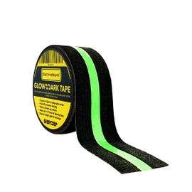 Electrodepot Professional Anti Slip Glow in The Dark Traction Tape – Heavy Duty Adhesive Grip Strip for Reducing Slippery Surfaces Indoors and Outdoors (2 in Wide x 6.4 ft Long)