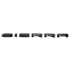 1-PC Sierra Badge Emblem in Glossy Black Finish for GMC