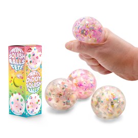 Tobar SCRUNCHEMS Party Diddy Stress Squish Balls - Pack of 3