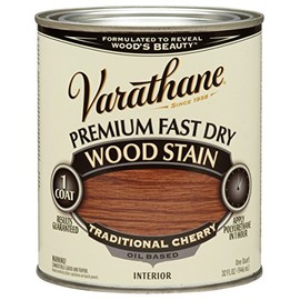 Rust-Oleum 262008 Traditional Cherry Varathane Premium Fast Dry Wood Stain, 1 Quart, 2 Pint Can (Pack of 2)