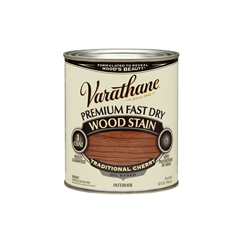 Rust-Oleum 262008 Traditional Cherry Varathane Premium Fast Dry Wood Stain,