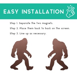 Bigfoot Bronze Metal Screen Magnetw for Sliding Lanai Screen Patio Heavy Duty Magnet