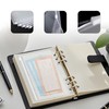 Sdhgerh Pack of 20 Waterproof Document Wallets A5 6-Hole Binder