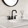 Matte Black 8 Inch Widespread Bathroom Sink Faucet 3 Holes