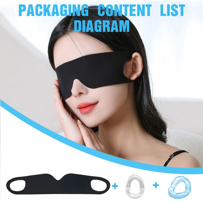 XdealCozyxc 2 Pcs Anti Snore Mouth Guard, Oral Anti Snoring