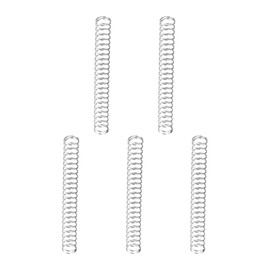 DTGN 0.5 x 5 x 45 mm (DxADxL) Compression Spring - 5 Pack - Good for Machines - Spring Steel Extension Spring - Grey