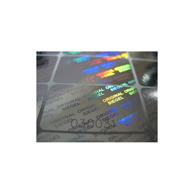 Holographic labels BY EtikettenWorld 17 mm x 30 mm ORIGINAL