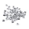 M5 Thread T-Nut, 50Pcs Carbon Steel T Slot Nuts, Nickel