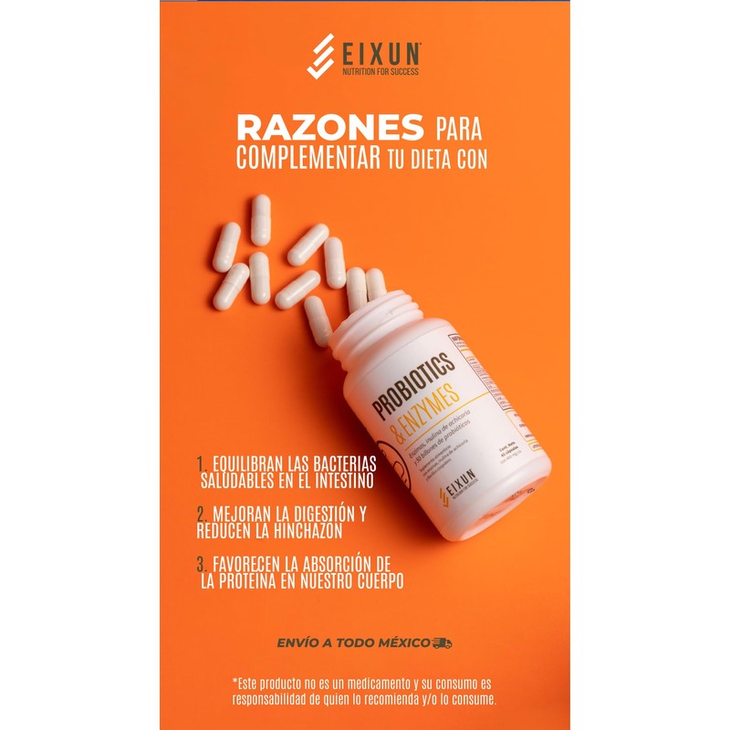 Eixun | Probiotics & Enzymes | Mezcla de Enzimas e
