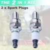 Pack of 2 CMR6H Spark Plugs Replacement Spark Plugs Suitable