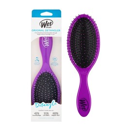 Cepillo Wet Brush Detangler original Púrpura unisex 1 pza