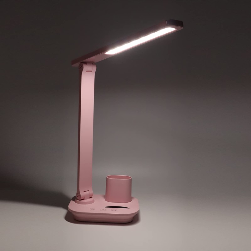 Qcwwy LED Table Lamp, 5 W Angle Adjustable LED Desk