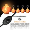 Himalayan Glow Pink Salt Lamp with 5 Stone Massage Balls,