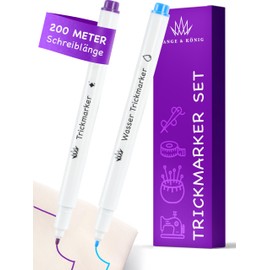 Lange & König® Trick Marker Set Self-Extinguishing & Water Soluble [200 m Writing Length] - Sewing Accessories Sewing Accessories Tailor's Chalk Alternative Sewing Machine Accessories Sewing & Fabrics