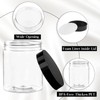 TUZAZO 8 Oz Plastic Container Jars with Lids and Labels