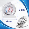 Set of 3 Oven Thermometers Made of Steel from 0°