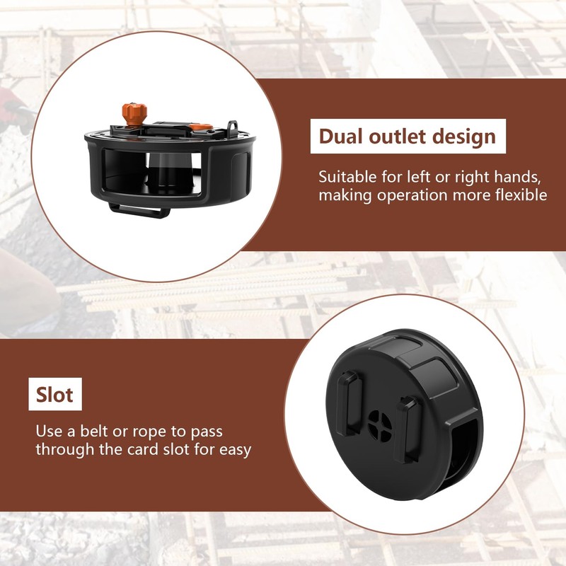 Zylaer Aluminum Tie Wire Reel 12-18 Gauge Wire Reel with